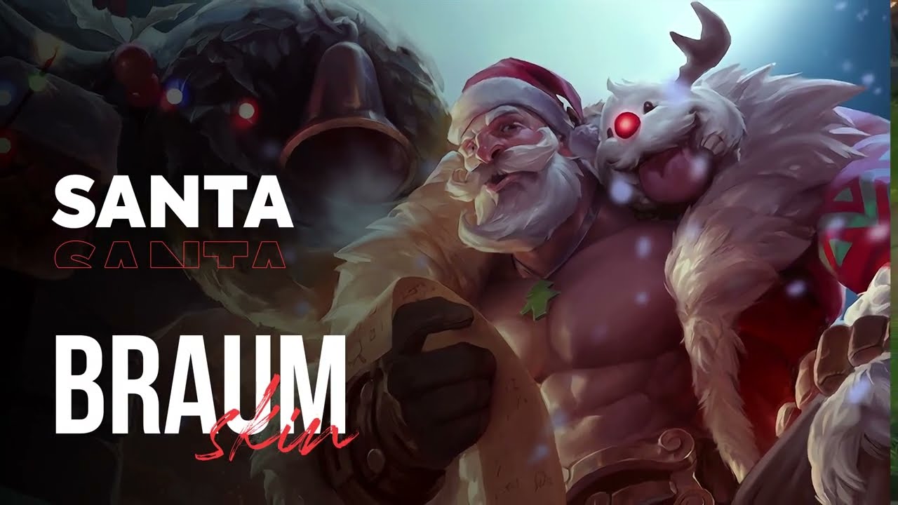 Santa Braum - OP.GG Skin Review - League of Legends