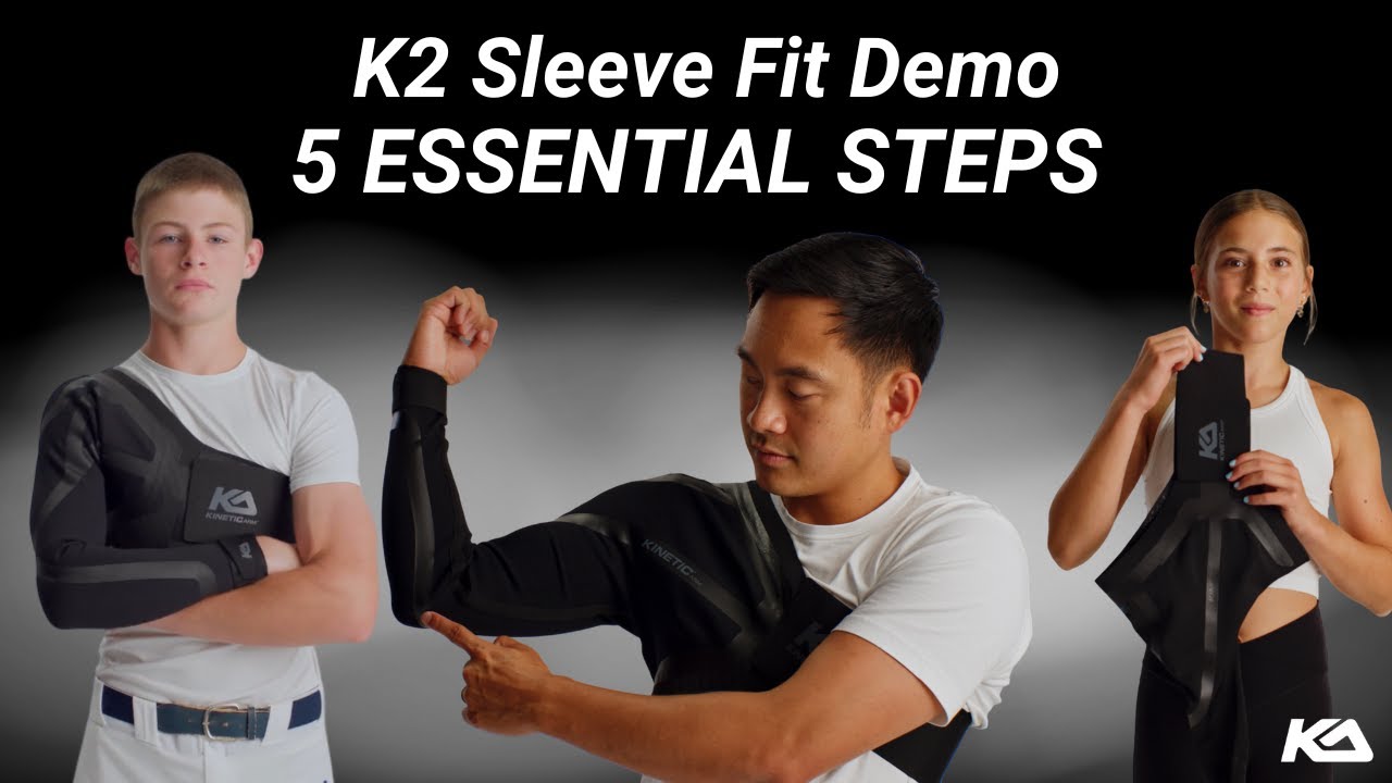 How to Put On the K2 BioKinetic&reg; Sleeve | Kinetic Arm Fitting Demo (Adult & Youth Sleeve)