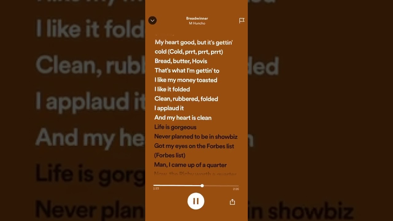Breadwinner M huncho sped up