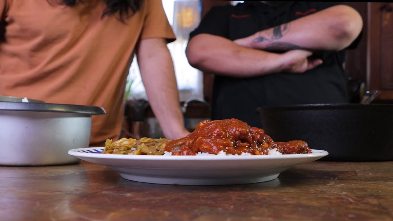 Fresh Cajun Deer Sausage in a Red Gravy
