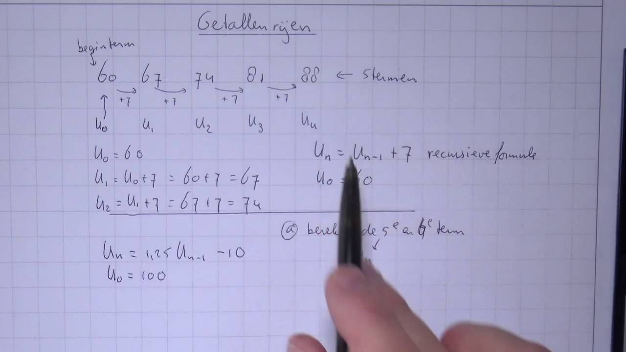VWO5wisA_H8_1 Getallenrijen