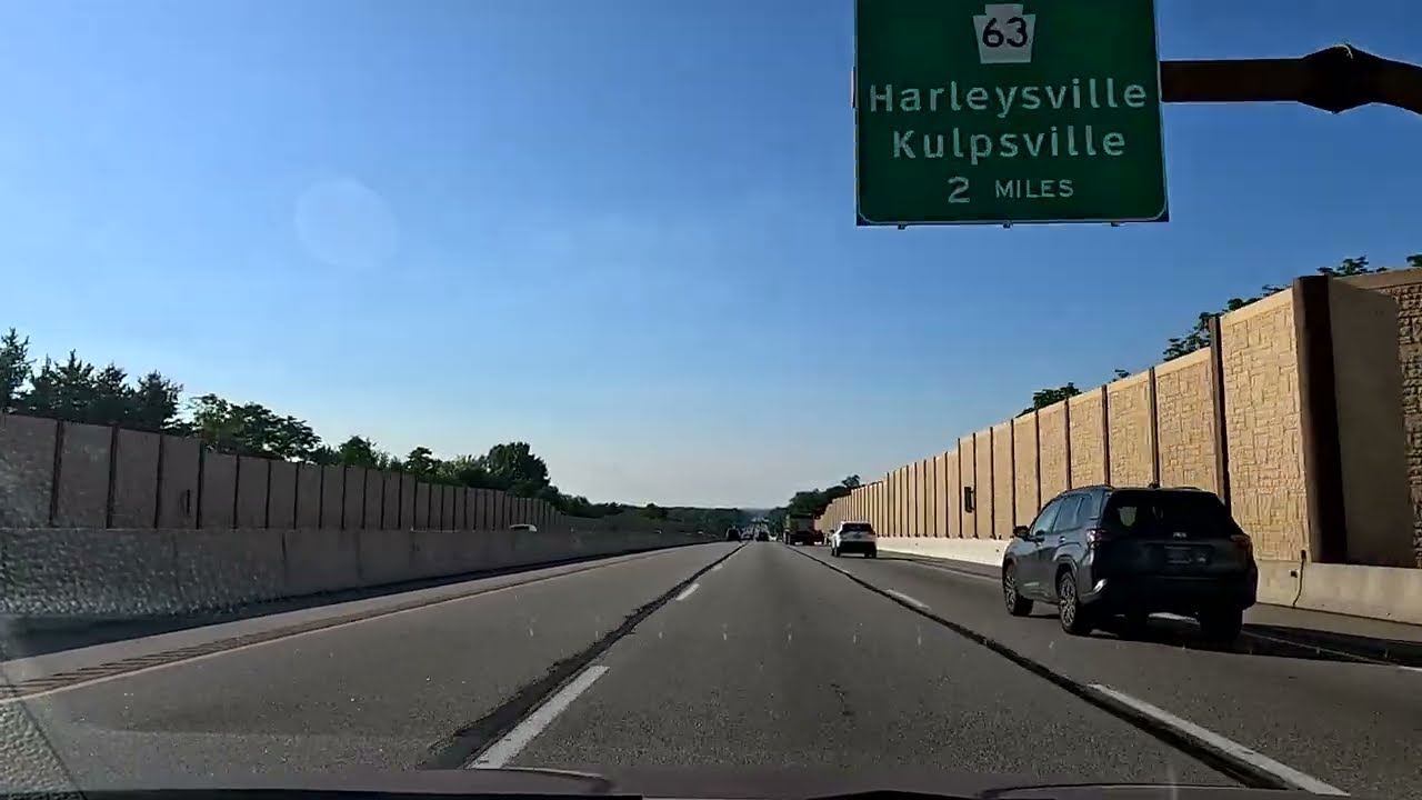 Pennsylvania Turnpike Northeast Extension (I-476) - Norristown to Clarks Summit, PA (07/11/2025)