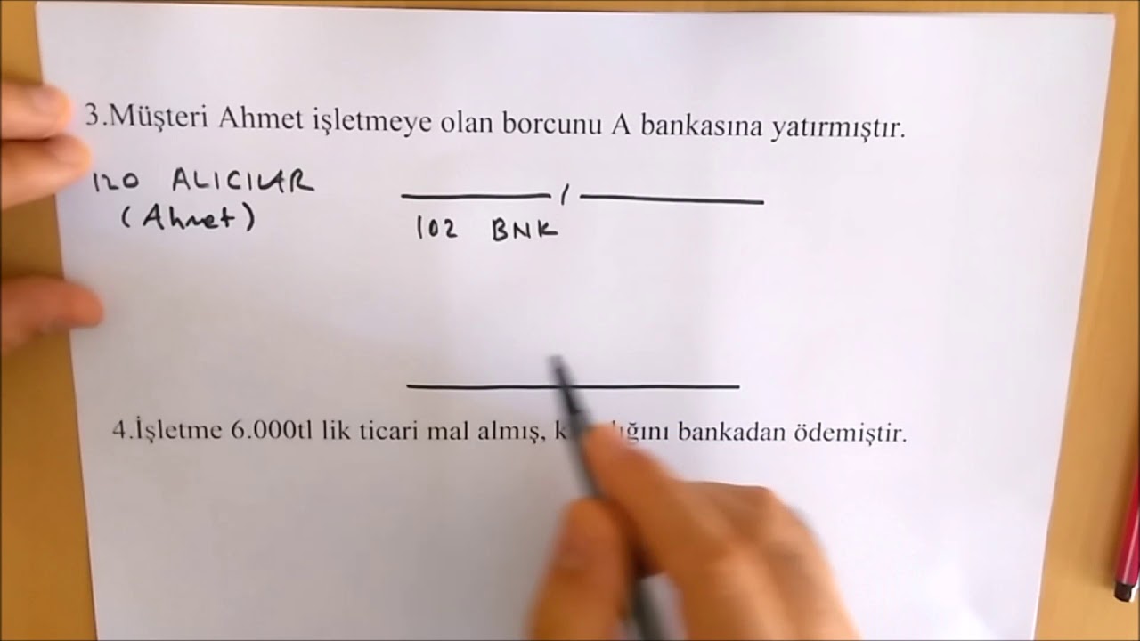 14-HAZIR DEĞERLER - 102 BANKALAR HESABI İŞLEYİŞİ