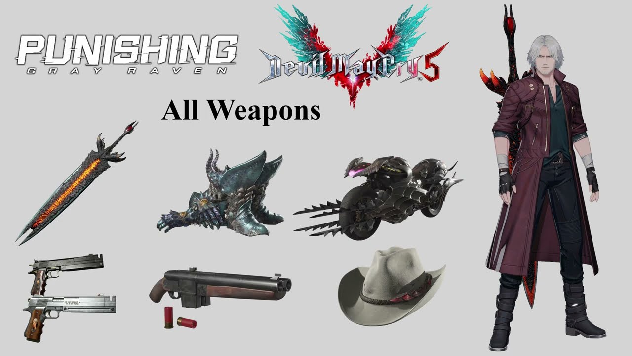 【PGR x DMC5】Dante's Moveset | All Weapons, Styles & Sin Devil Trigger