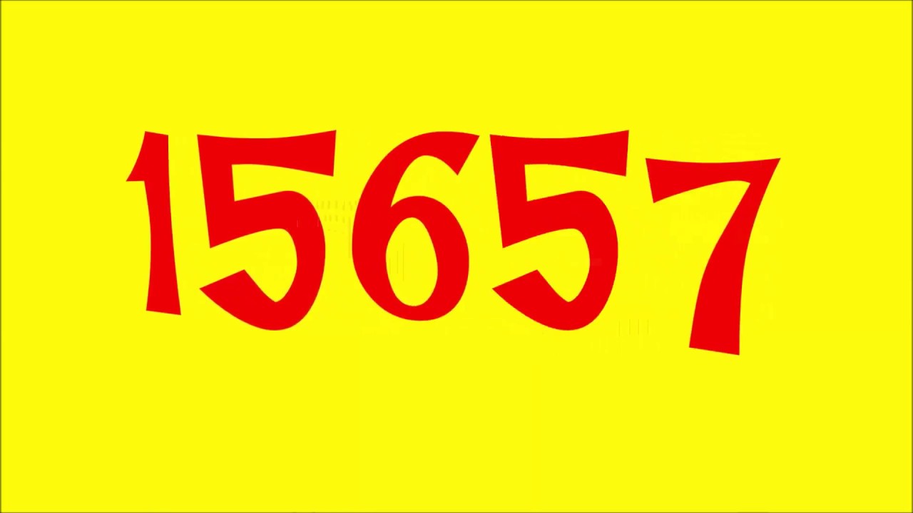 Numbers 1 to 36000
