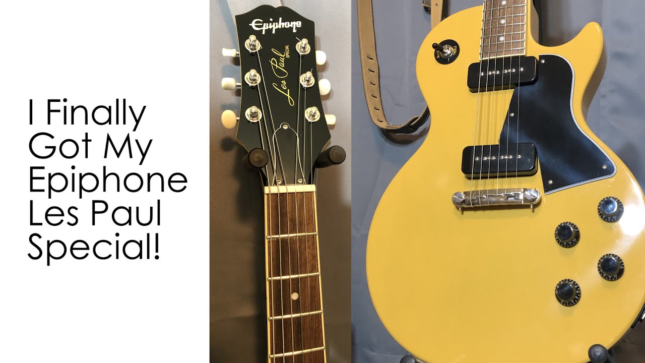 I finally got my Epiphone Les Paul Special!