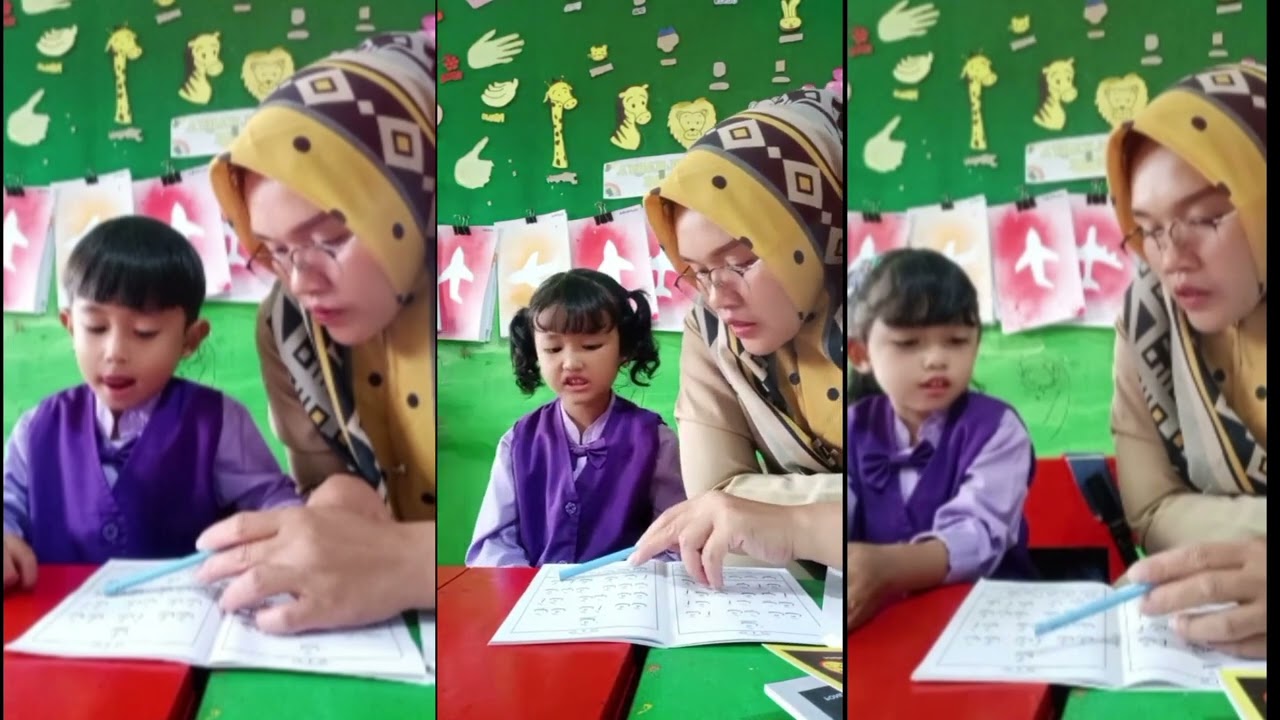 Kelas Mentari belajar Yanbu'a Pemula #deeplearning #yanbua #pemula #paud #suryamentari 