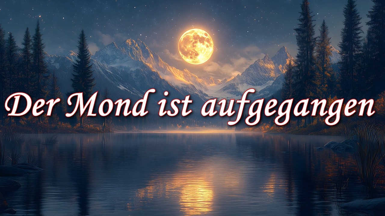 Der Mond ist aufgegangen (Abendlied) - Volkslied/German Folk Song + English translation