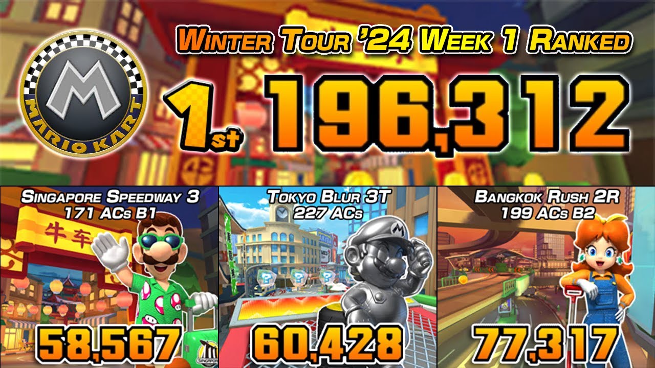 Light Up My World? | Winter Tour '24 Week 1 Ranked Cup (196K) | Mario Kart Tour
