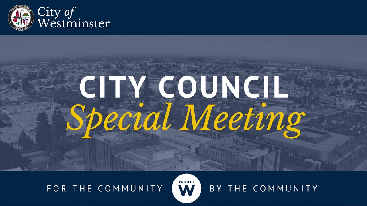 City Council Special Meeting (March 27, 2020)