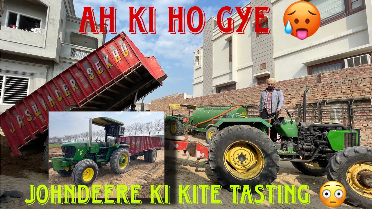 Ajj kite Johndeere 5310di tasting 😳 tractor na laye pura jor 🥵#viraltractor #viralvlogs 