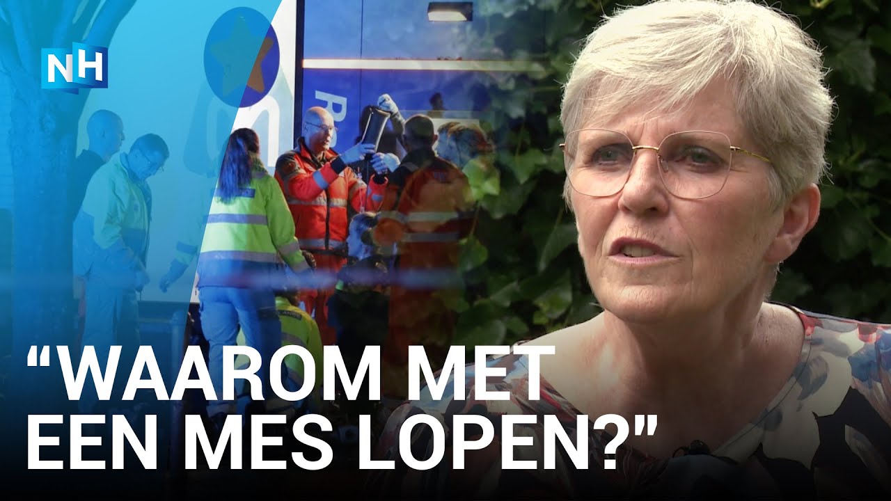 Saskia's man werd voor haar ogen doodgestoken