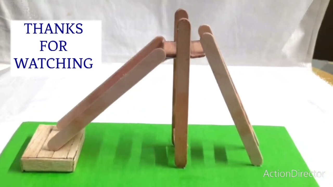 How to make Popsicle Sticks Miniature Slide | DIY Slide | Easy and Amazing Slide | CRAFT VARIETIES