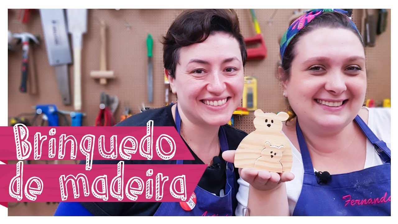 Como fazer o BRINQUEDO DE MADEIRA mais fofo que você já viu ❤ | DIY