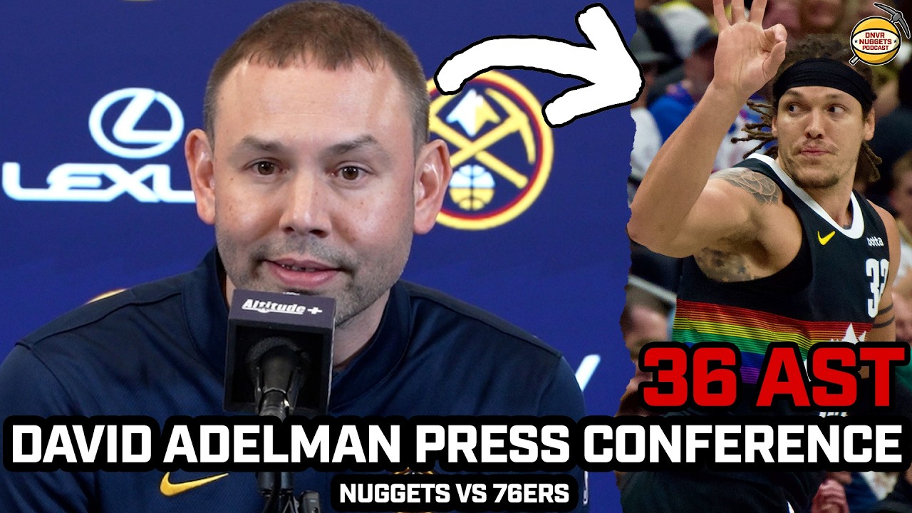 David Adelman Says Nuggets Are Playing ENJOYABLE Basketball After 36 Assists in Blowout WIN vs 76ers
