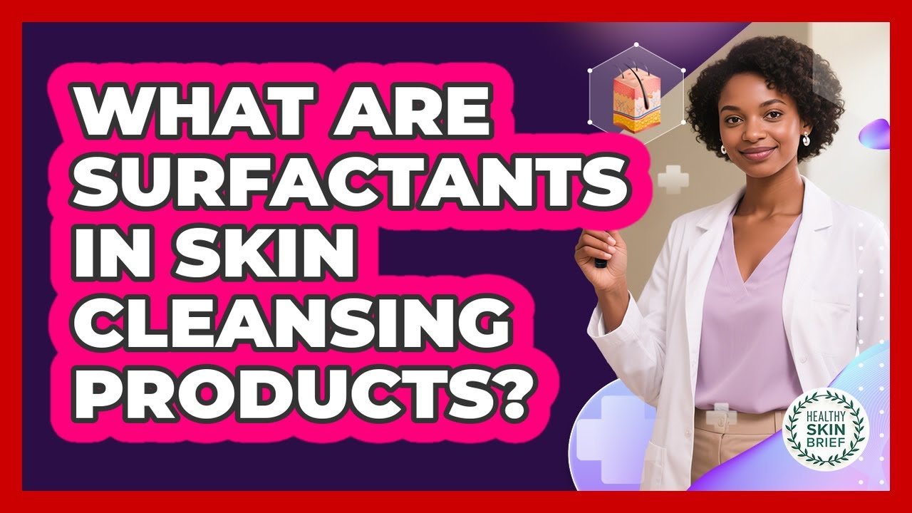 What Are Surfactants In Skin Cleansing Products? - Healthy Skin Brief