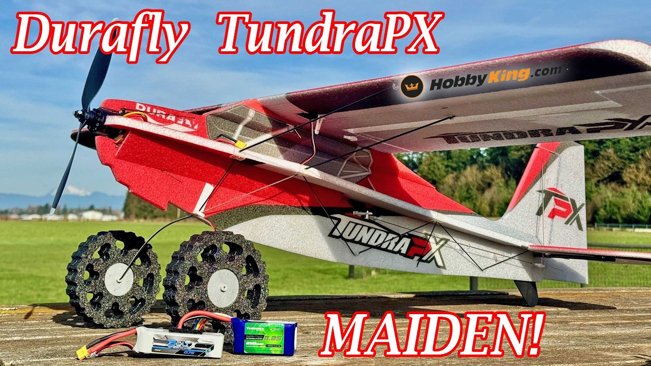 Durafly Tundra TPX MAIDEN FLIGHT Review!  @HobbyKingOfficial