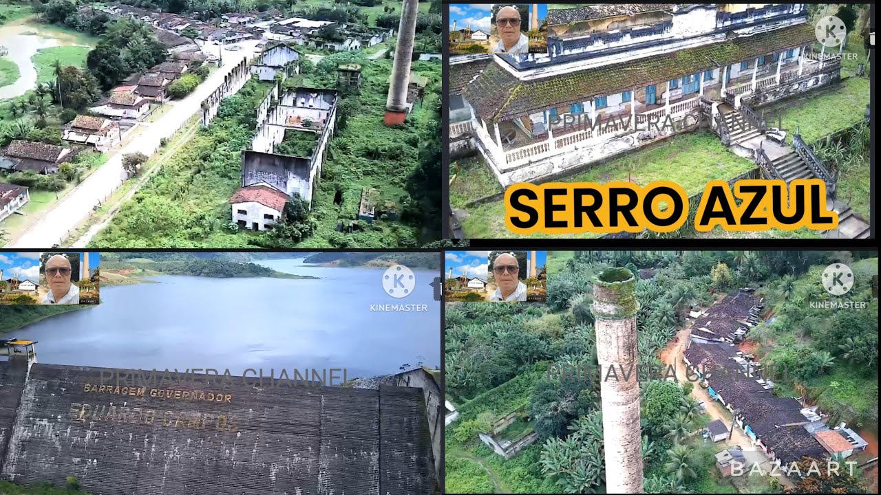 USINA SERRO AZUL. IMAGENS AÉREAS.
