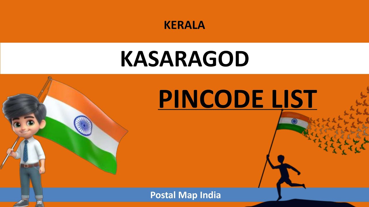 Kasaragod District Pincode List || KERALA Zip Codes