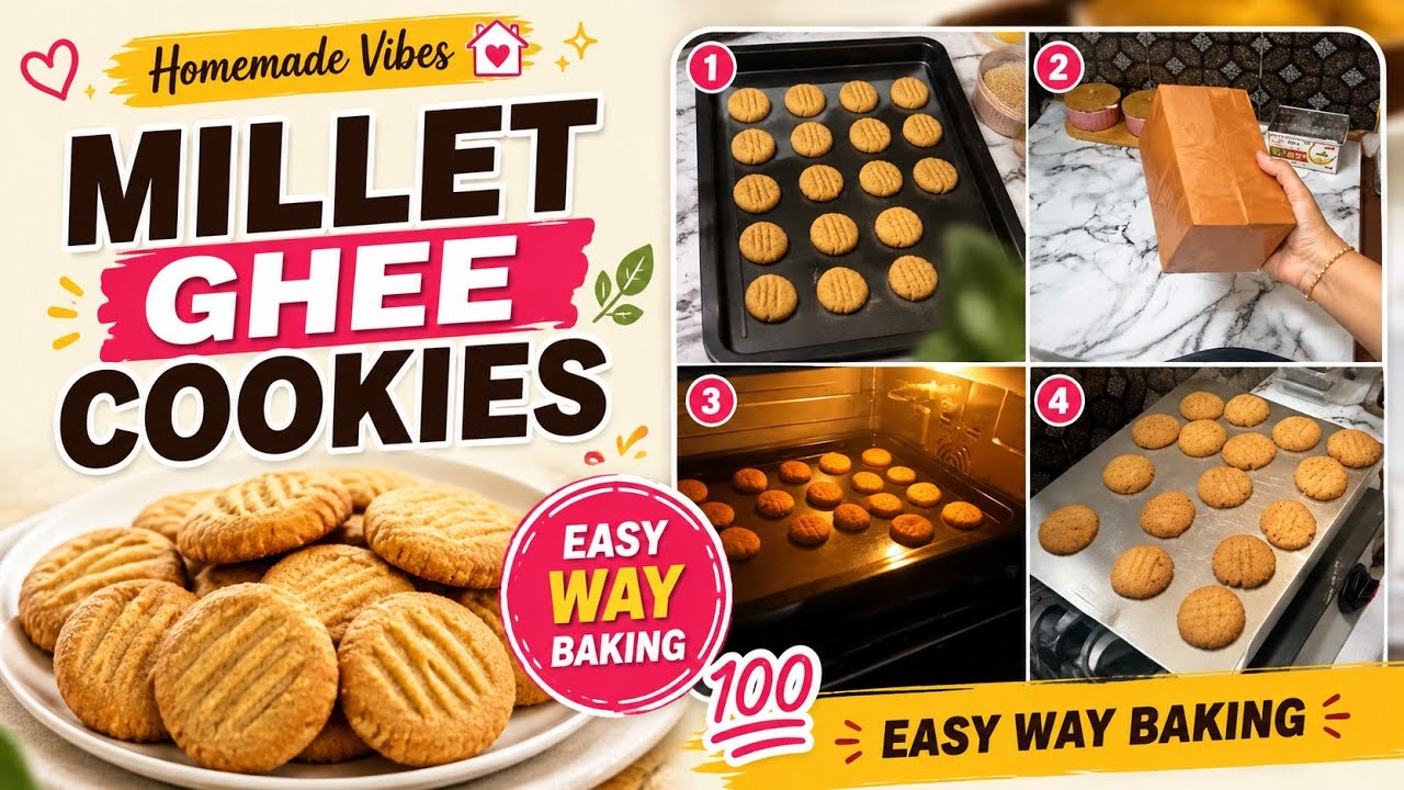 💥 MILLET 👉 Ghee Cookies 💯 my sale Recipe✅ Perfect Measurement 🔥 Packing Details🫰@Homemade-Vibes-1624