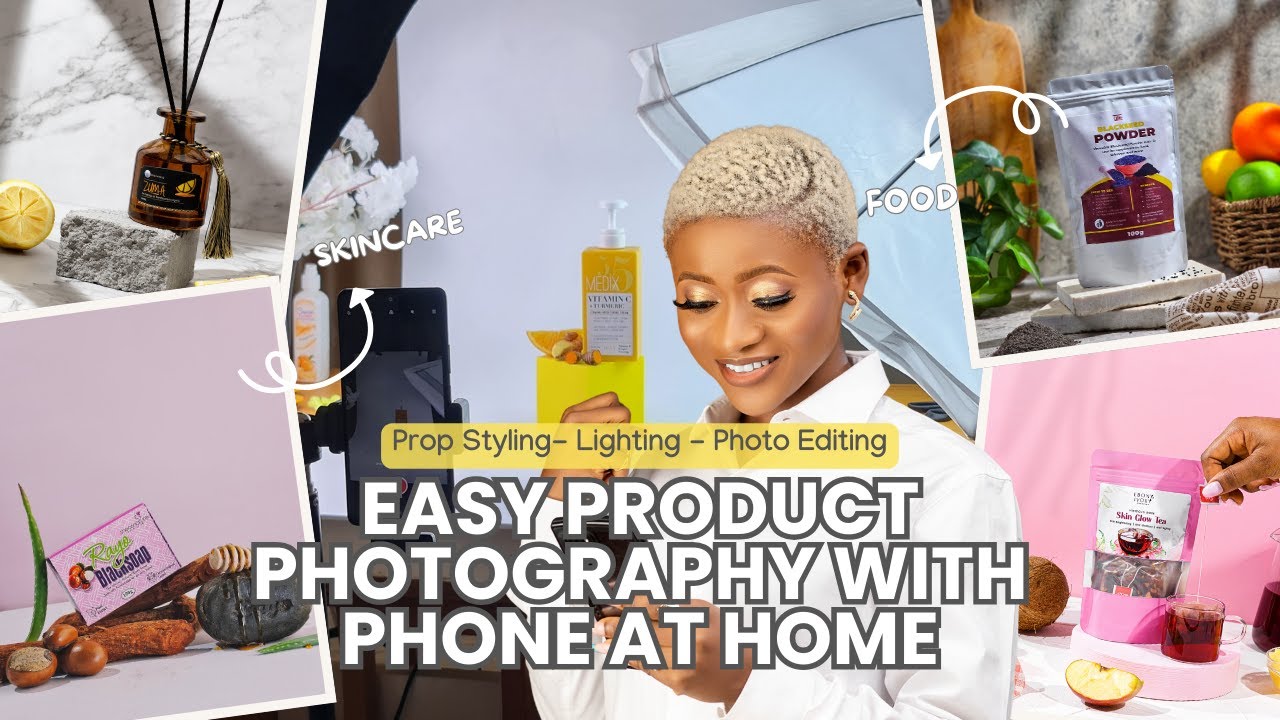 LIGHTS FOR PRODUCT PHOTOGRAPHY AT HOME USING YOUR PHONE - SIMPLE HACKS