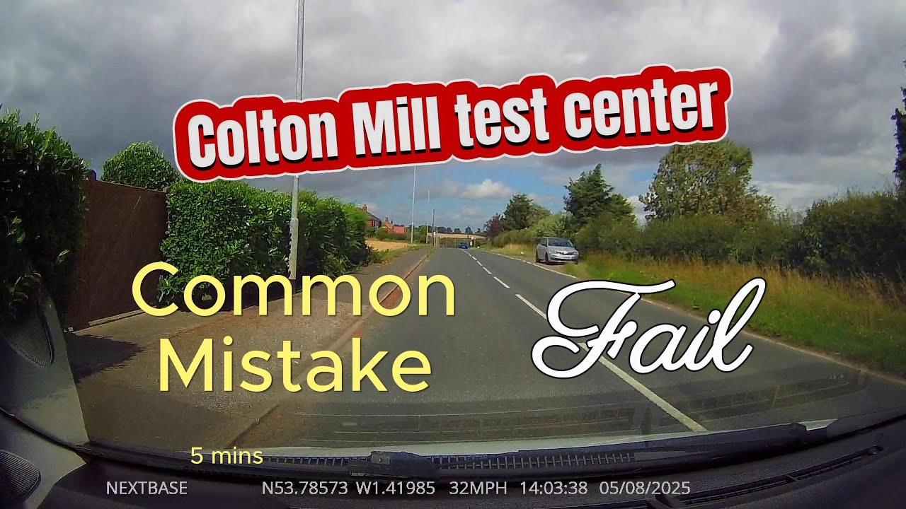 Leeds Colton Mill | Driving test center | common driving test failing mistake |  Slip lane joining
