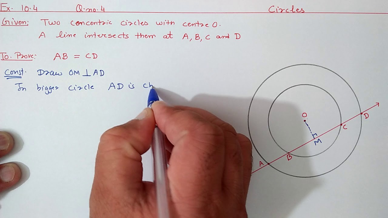 Chapter:10 Ex.10.4 (Q.4) Circles | Ncert Maths Class 9 | Cbse.
