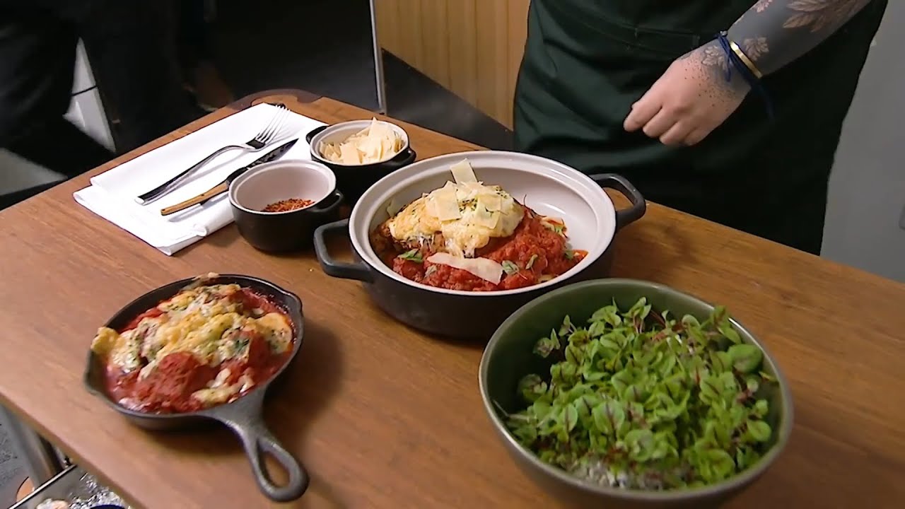 Chicken Parm Dinner for John Buccigross