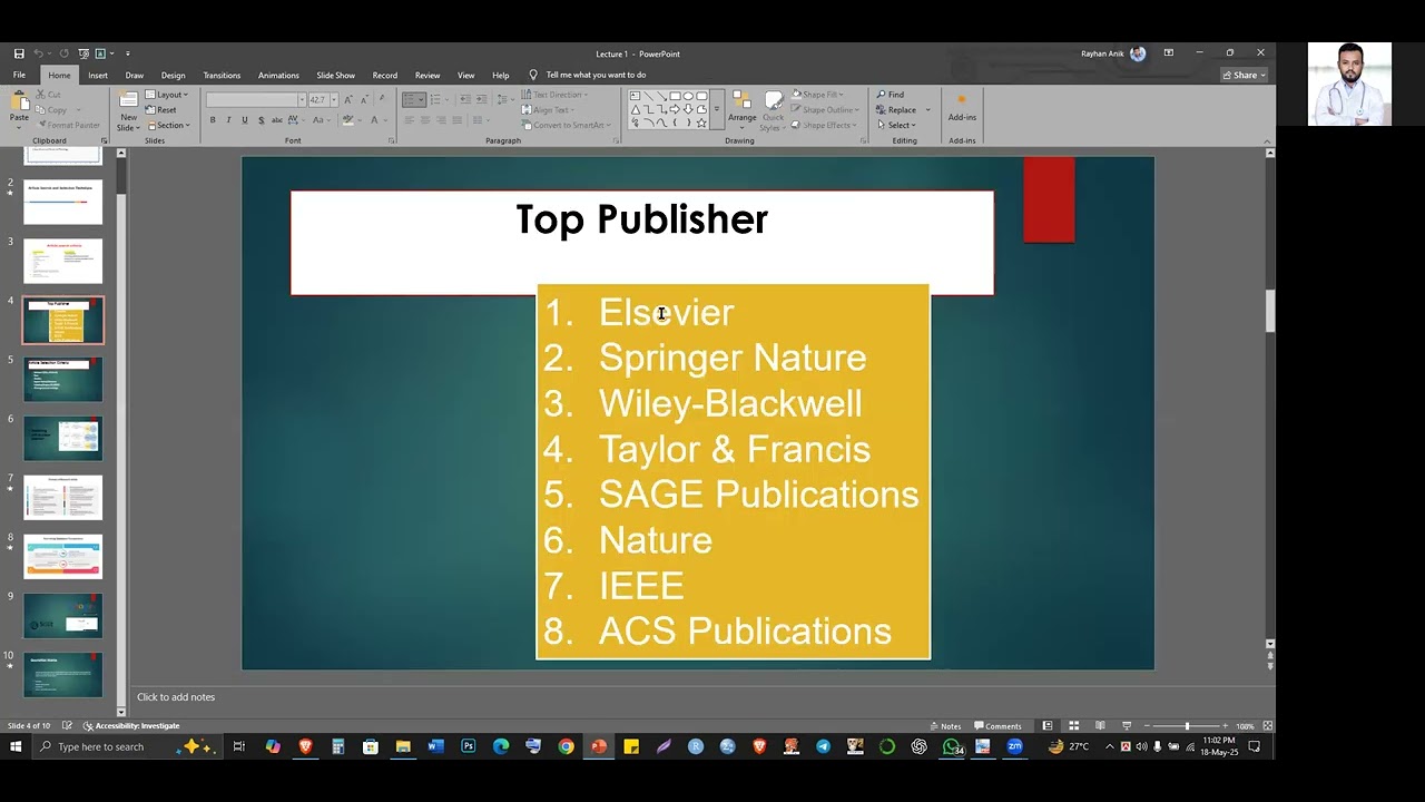 How to Select a Research Article (Part 1) | Title, Abstract, Date, Citation | Bangla Research Class