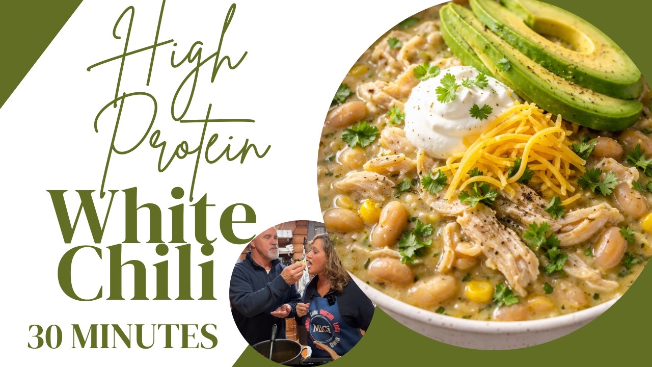 High-Protein White Chicken Chili (Gluten-Free & Ready in 30 Minutes!)