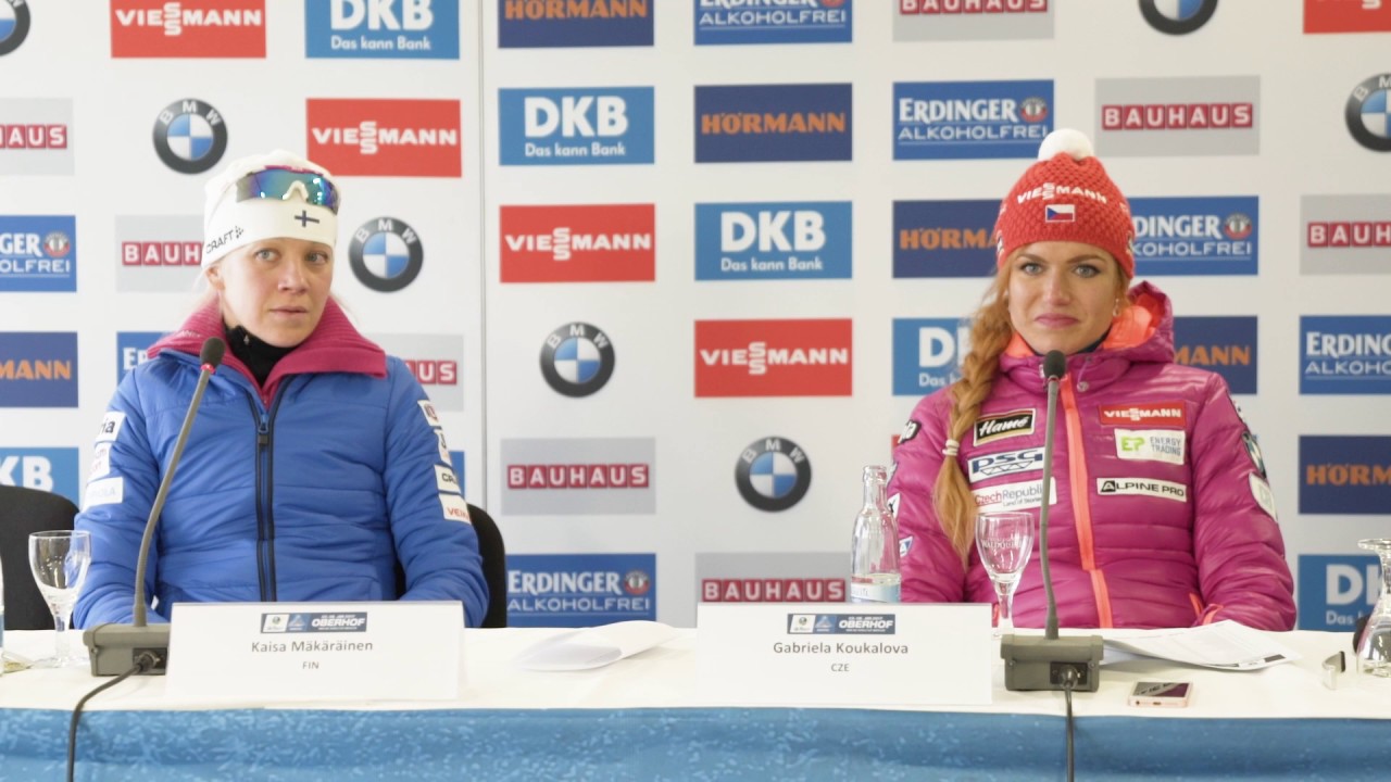 Oberhof W Sprint PC with Koukalova, Mäkäräinen and Dorin-Habert