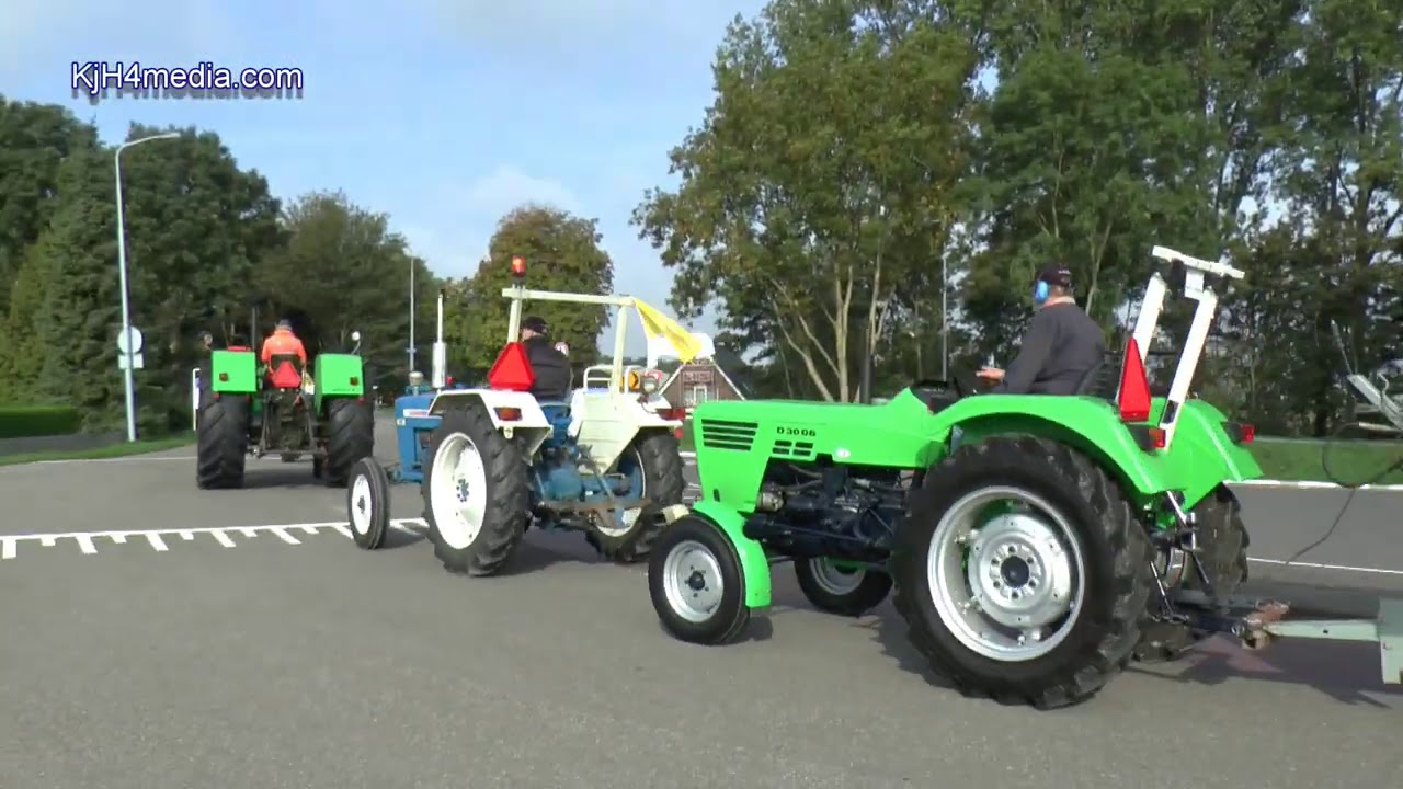 Oldtimer Tractor Tour 🚜 Rides @ Haarlemmermeer 🌾 Dutch Farmers History of Holland! #KjH4media.com