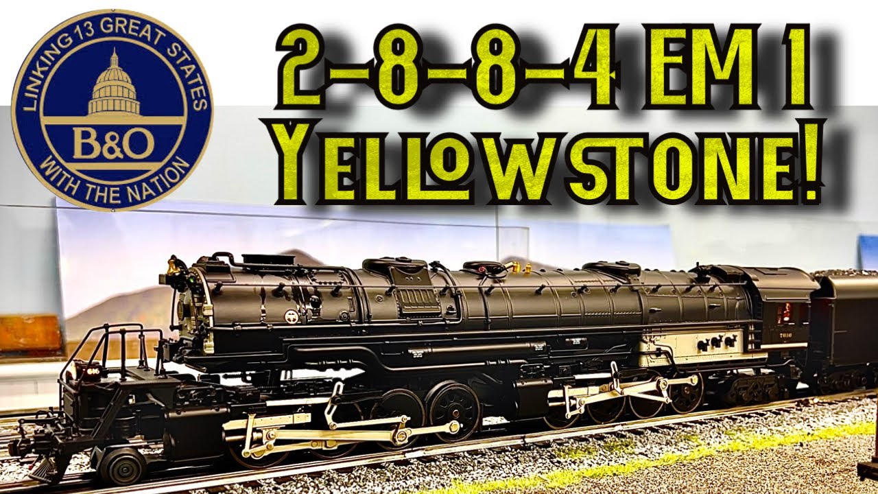 LARGEST Engine in the Collection! - Lionel B&O EM1 Yellowstone