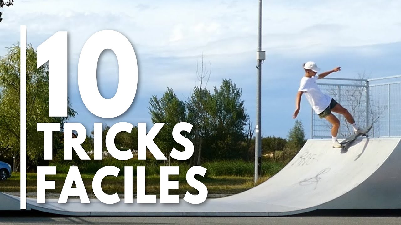 10 TRICKS FACILES pour DÉBUTER en MINI RAMPE ! (Skate)