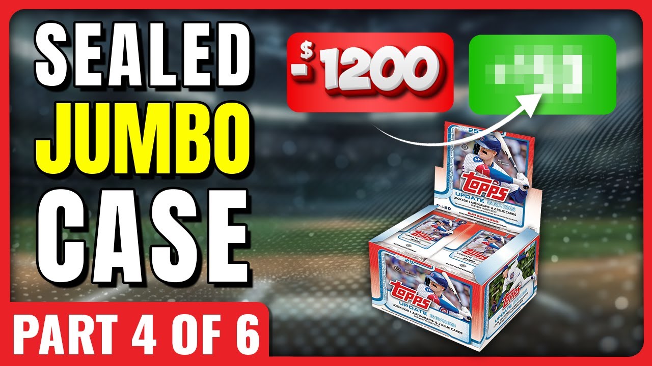 YOU WONT BELIEVE THIS AUTO!🚨 FULL CASE PROFIT CHALLENGE🚨 2025 TOPPS UPDATE JUMBO HOBBY - PART 4 OF 6