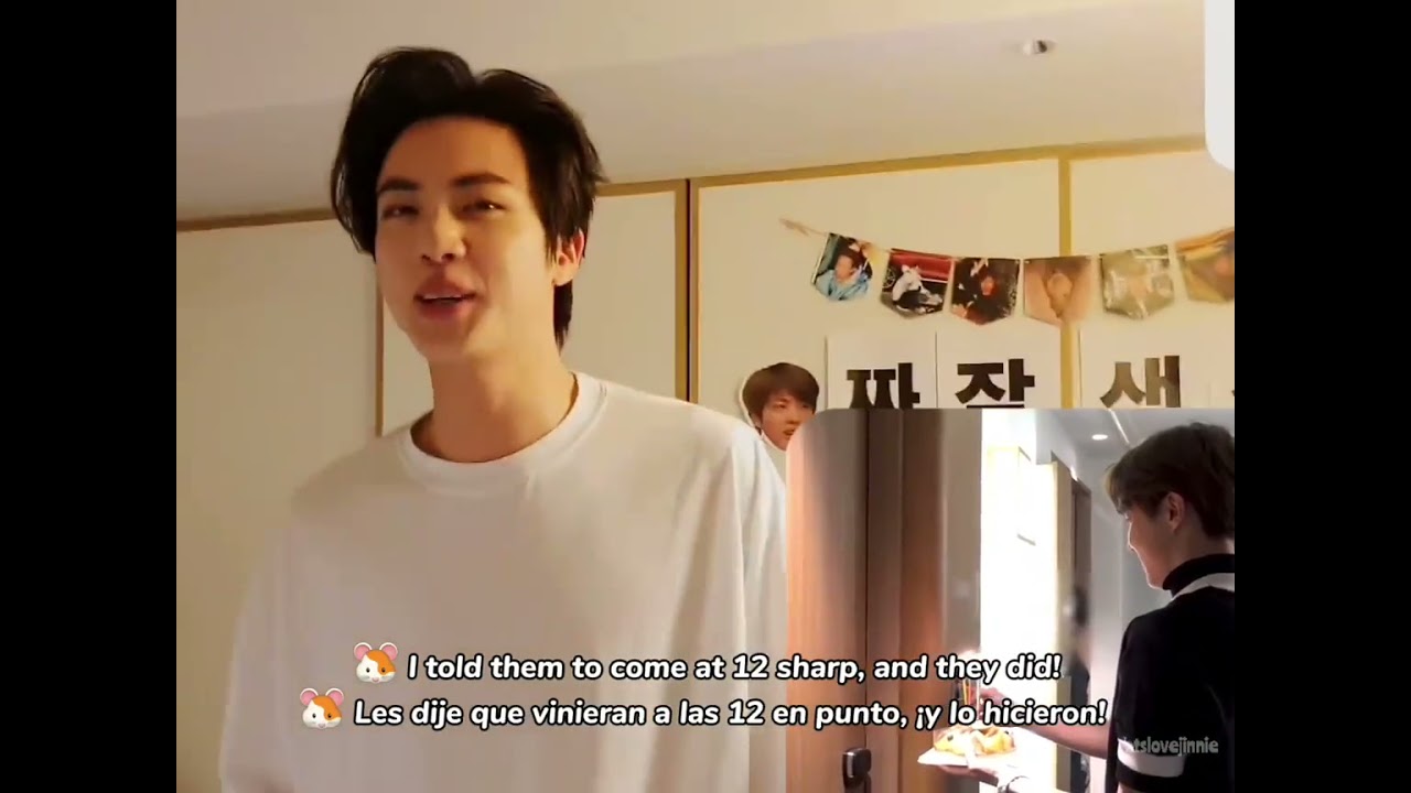 BTS visiting Jin's House