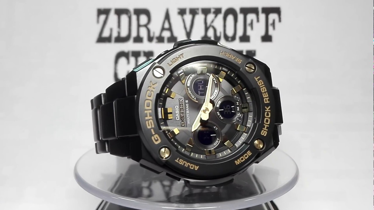 Casio G-Shock GST-W300BD-1AER watch video 2017