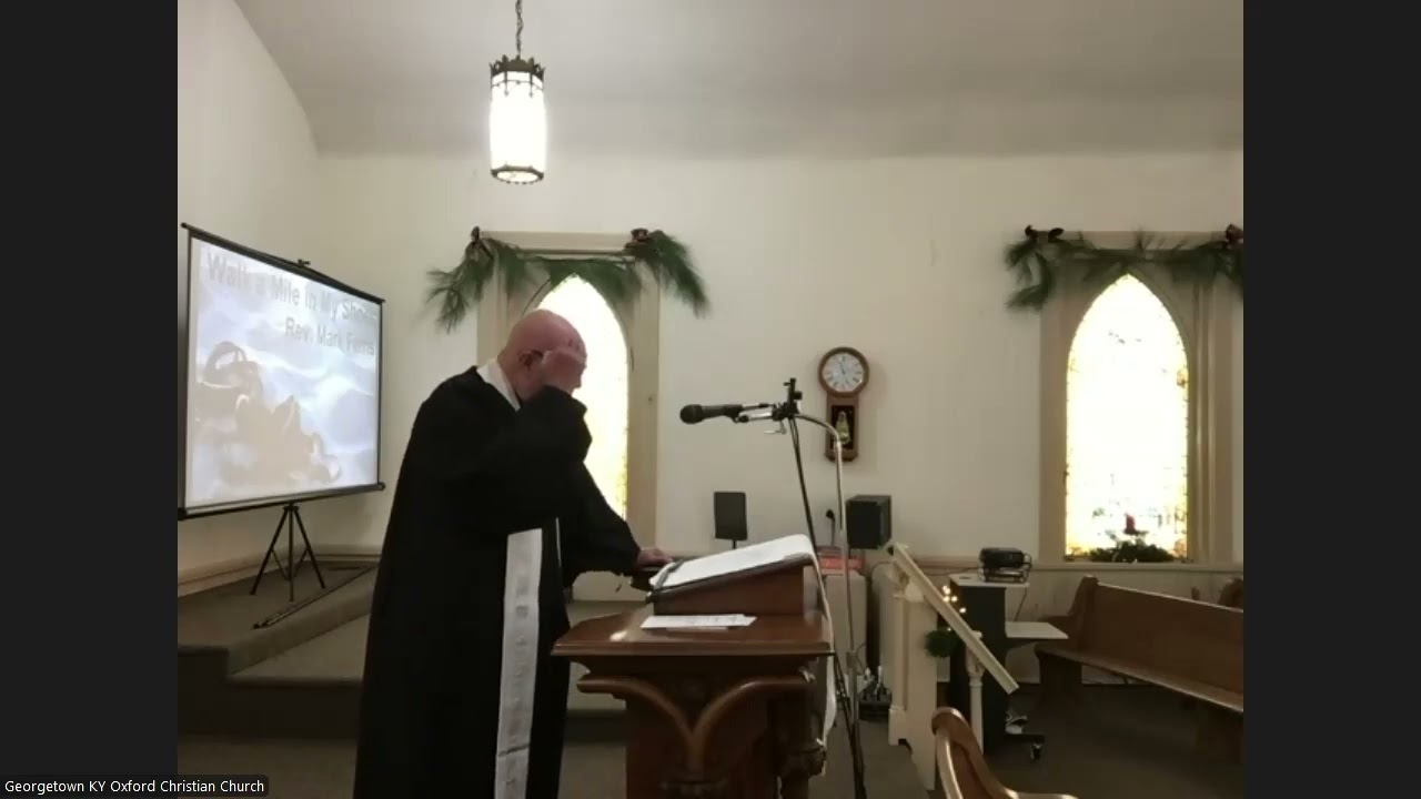 Oxford Christian Church sermon 1-4-26, presented by Rev. Mark Farris.