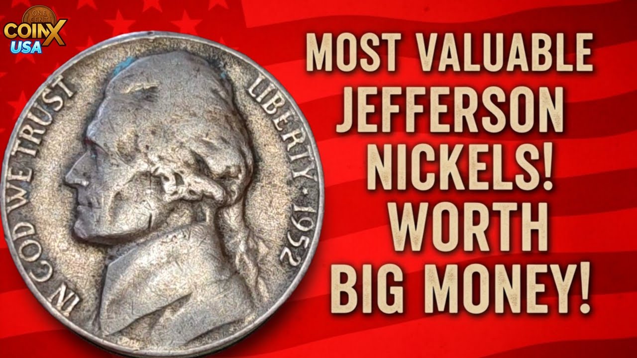 Most Valuable Jefferson Nickels in the World – Auction Shocks Collectors! Coin X USA