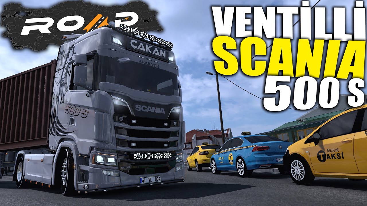 VENTİLLİ SCANIA 500 S !! TIR NASIL PARK EDİLMEZ🤣| ETS2 ROAD TO HEAVY TURKEY MAP !!