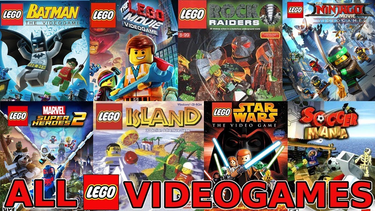 ALL LEGO VIDEO GAMES EVER MADE! (1997-2018)
