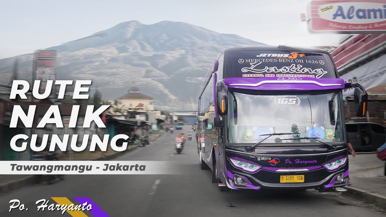 LEWAT JALUR EKSTRIM | Rute Baru PO HARYANTO Tawangmangu HR 165 Lasting
