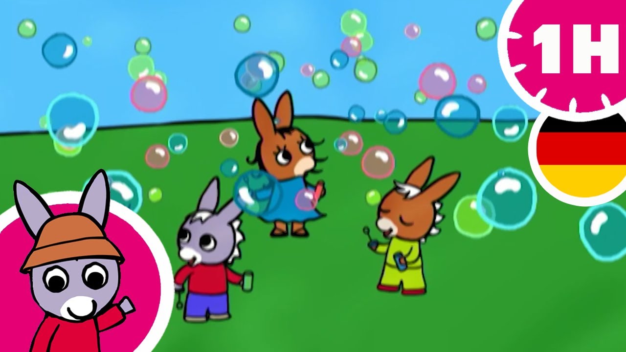 😄 Sie blasen alle zusammen Blasen! 😄 - Cartoon für Baby