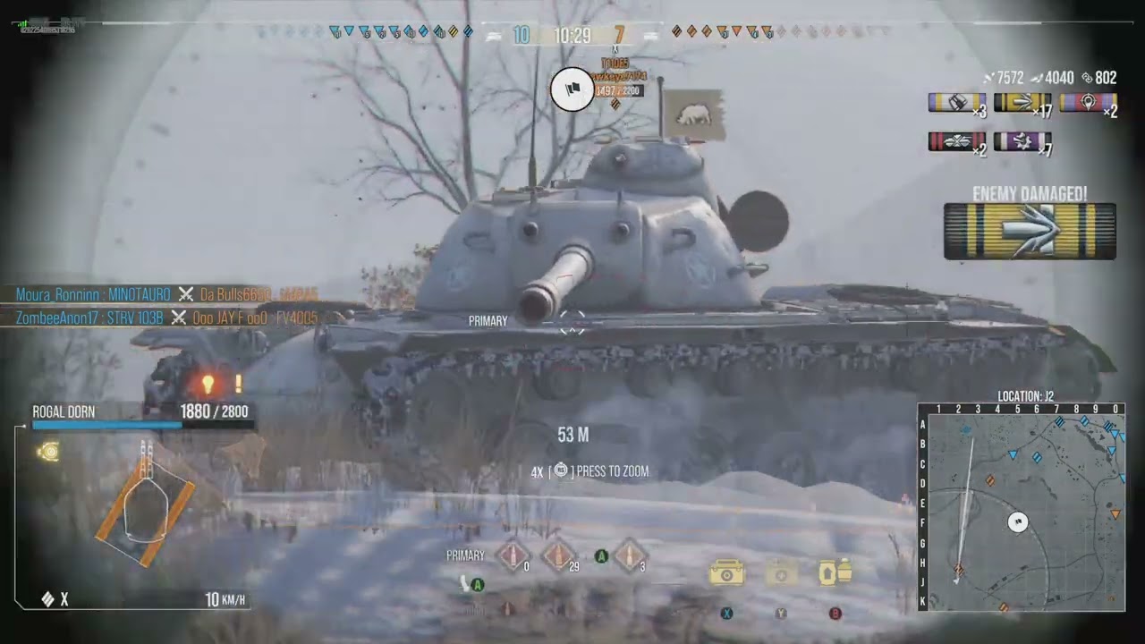 Rogal Dorn - 10k Damage | World Of Tanks Console