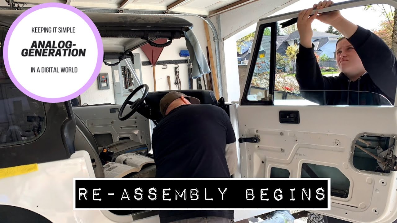 Painting Fender Flares, Accessories and Assembly Begins - 1995 Jeep Wrangler YJ Project Episode 16