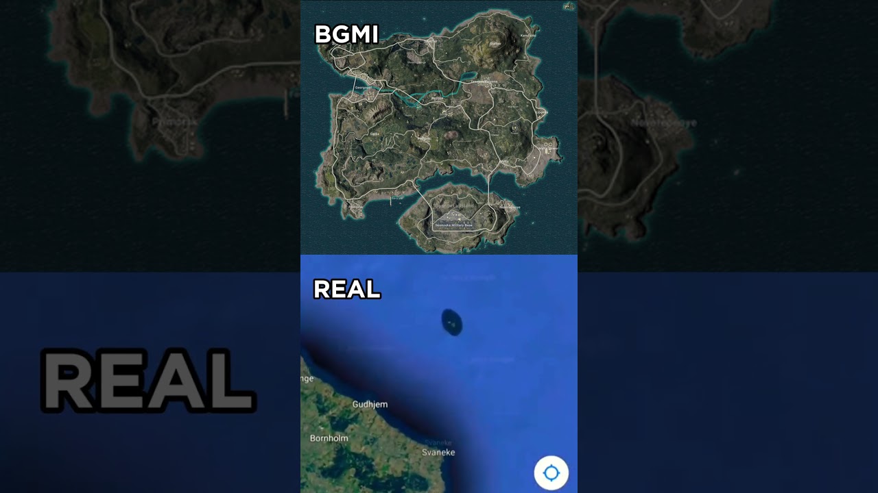 BGMI Map in Real Life! | Real vs BGMI