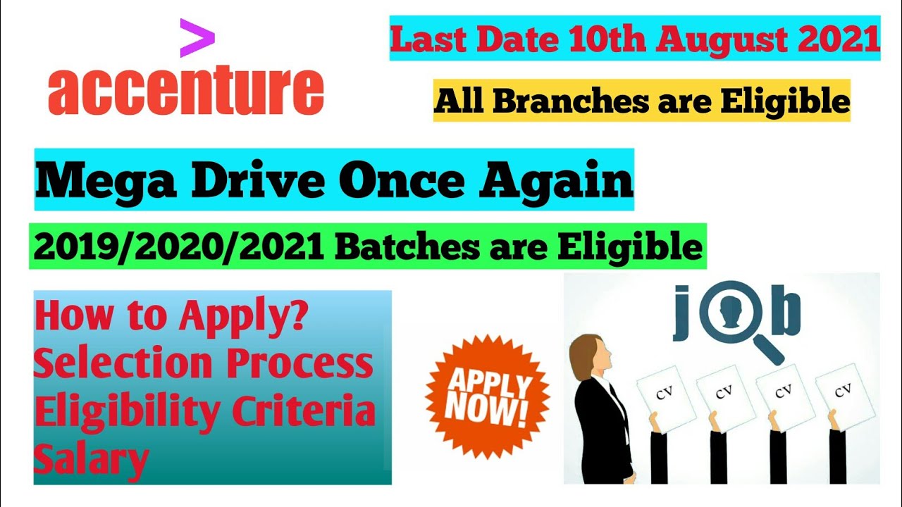 Accenture Off Campus drive 2021 | How to apply for job step by step process