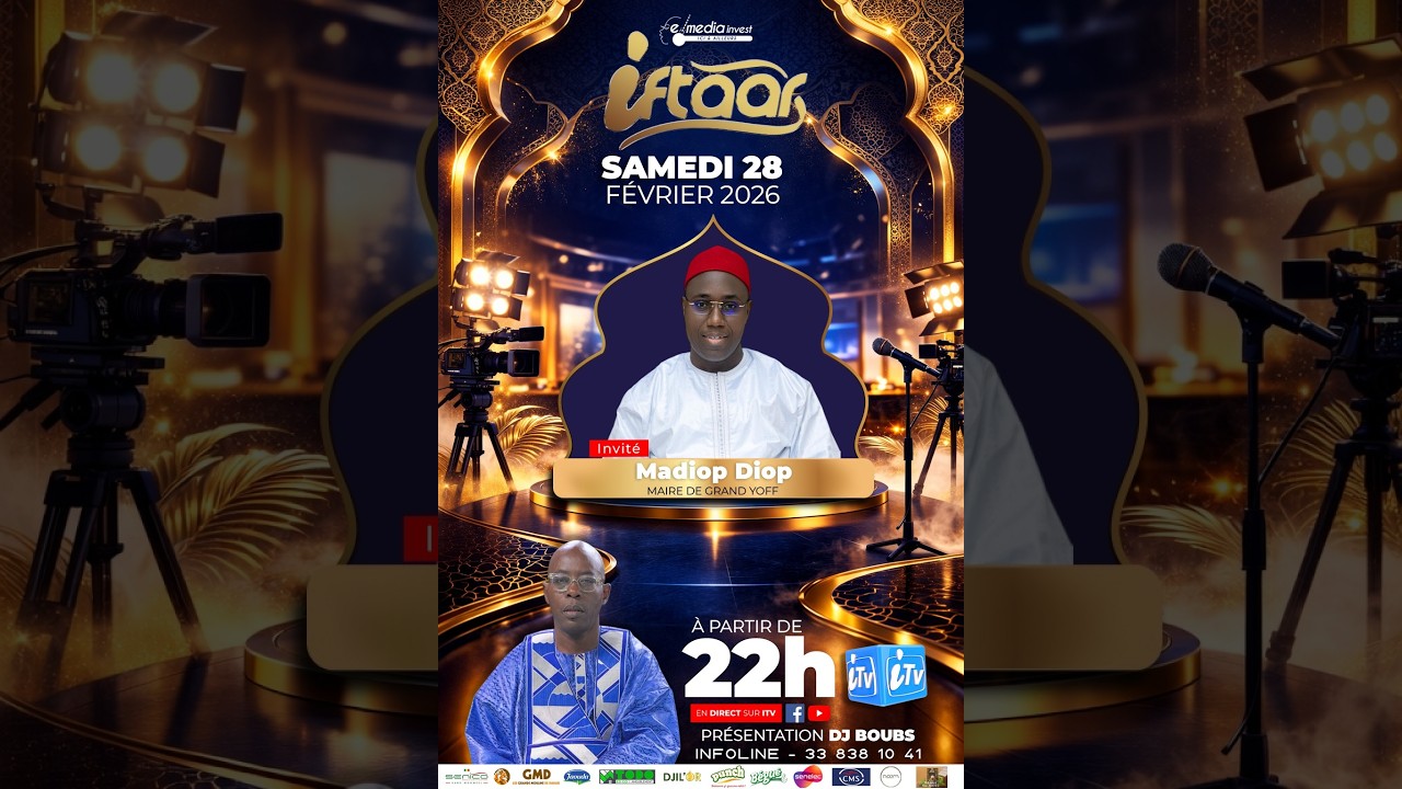 🛑 |DIRECT| IFTAAR  DU 28 FÉVRIER 2026 AVEC DJ BOUBS  INVITE MAIRE MADIOP DIOP
