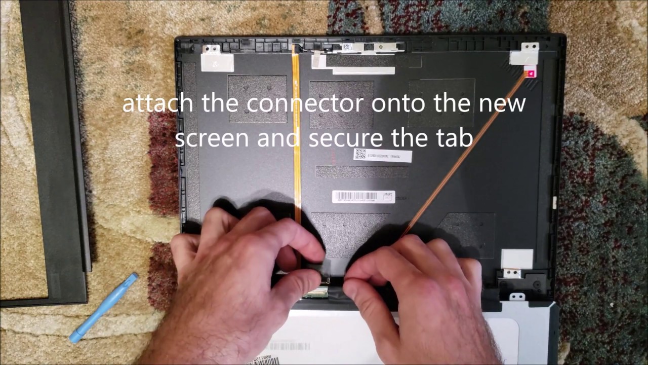Laptop screen replacement / How to replace laptop screen [Lenovo E480]