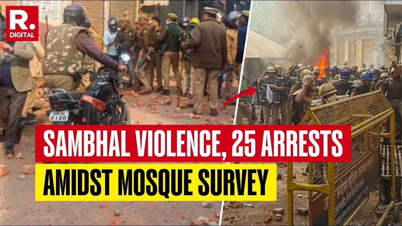 Sambhal Violence: Internet Snapped, Schools Shut Over Mosque Survey; 25 Arrests Made, Four Killed
